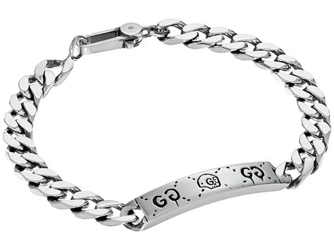 mens gucci ghost bracelet|gucci ghost bracelet men's.